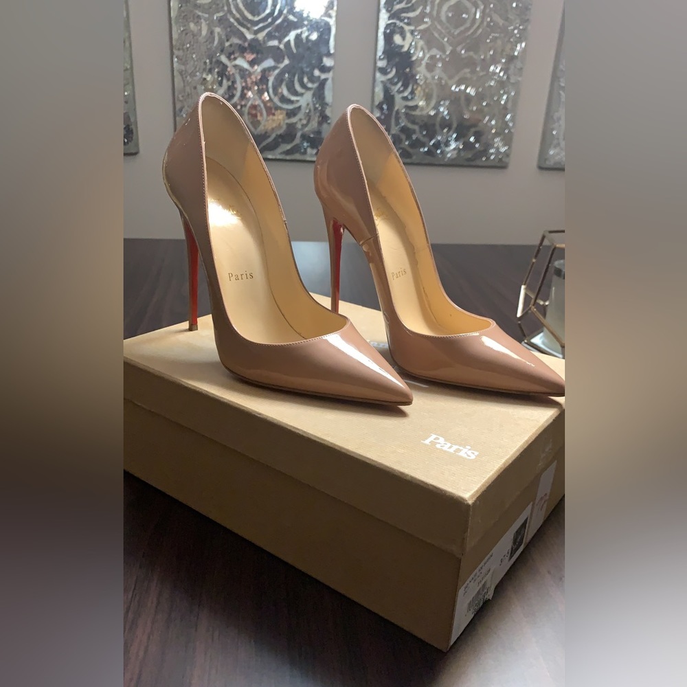 ***So Kate Nude Patent Leather 120 Heel***